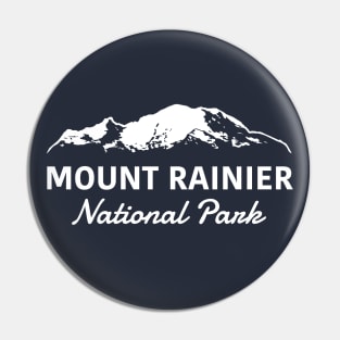 Mount Rainier National Park Text Sunrise Pin