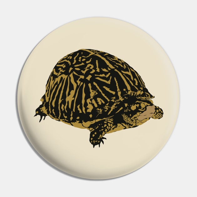 Florida Box Turtle Pin by stargatedalek