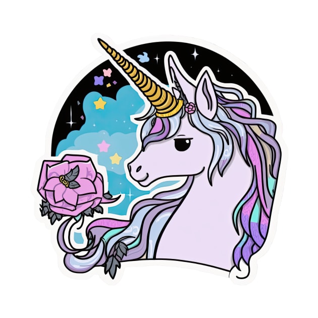 Kawaii Unicorn by ksemstudio