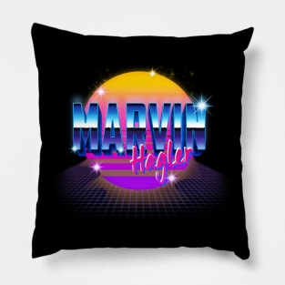 Classic Marvin Name Color Styles Christmas 70s 80s 90s Pillow