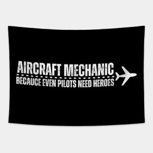 Aircraft Mechanic Tapestry