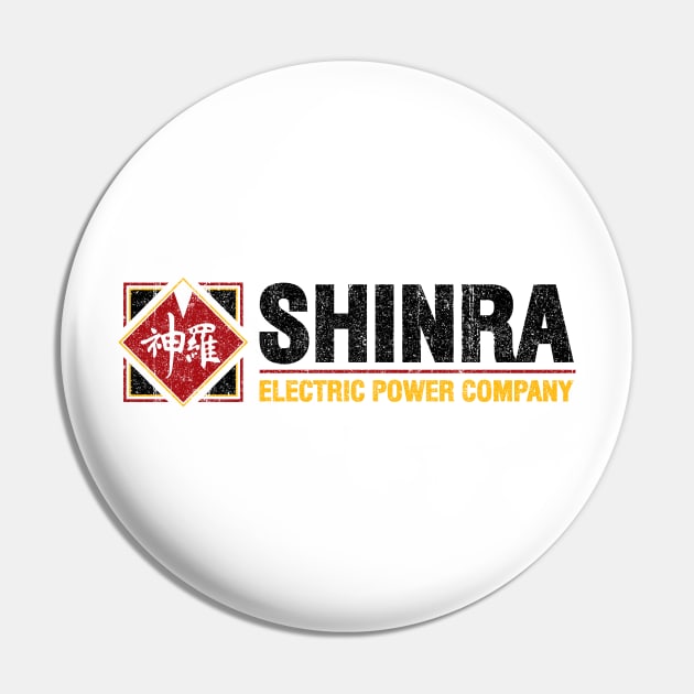 Shinra Electric Power Company (Variant) Pin by huckblade