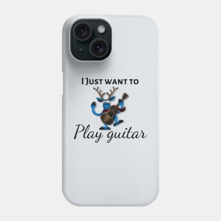 Happy Deer plays Guitar Phone Case