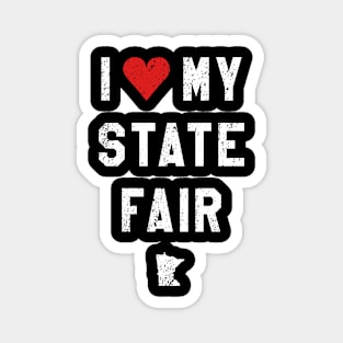I Love My State Fair Magnet