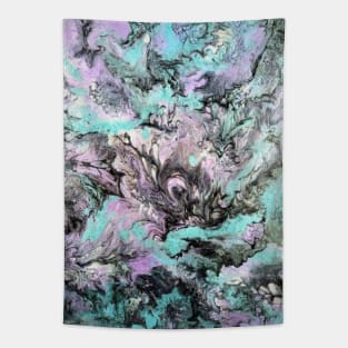 Turquoise Splash Tapestry