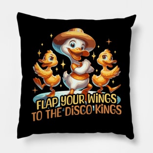 Disco Ducks Pillow