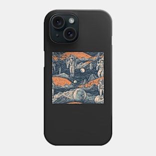 Astronaut Pattern Phone Case