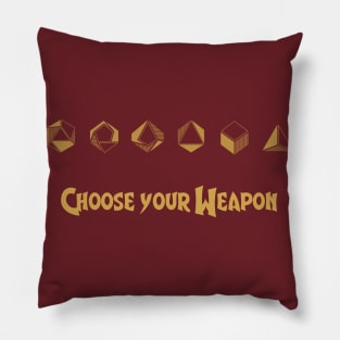 Choose your Weapon Pillow