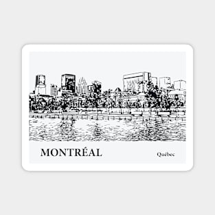 Montréal - Québec Magnet