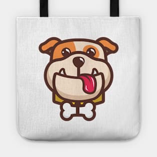 Bulldog cute Tote