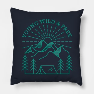 Young Wild & Free 3 Pillow