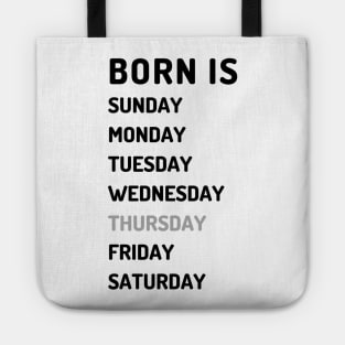 Born is thursday dark Tote