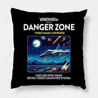 Danger Zone 80s Game Pillow