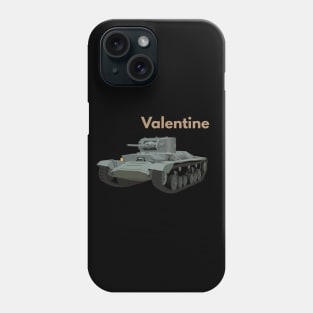 Valentine British WW2 Infantry Tank Phone Case