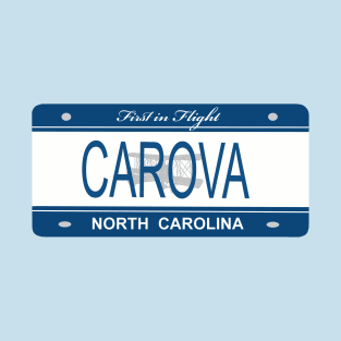 Carova NC Lic Plate T-Shirt