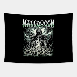 Halloween Scream From Hell Tapestry