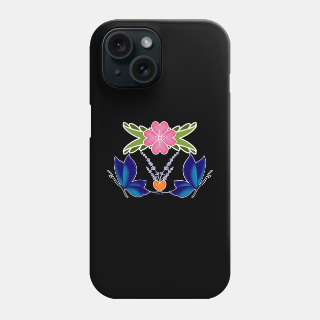 Butterfly Floral Phone Case by ~AME~