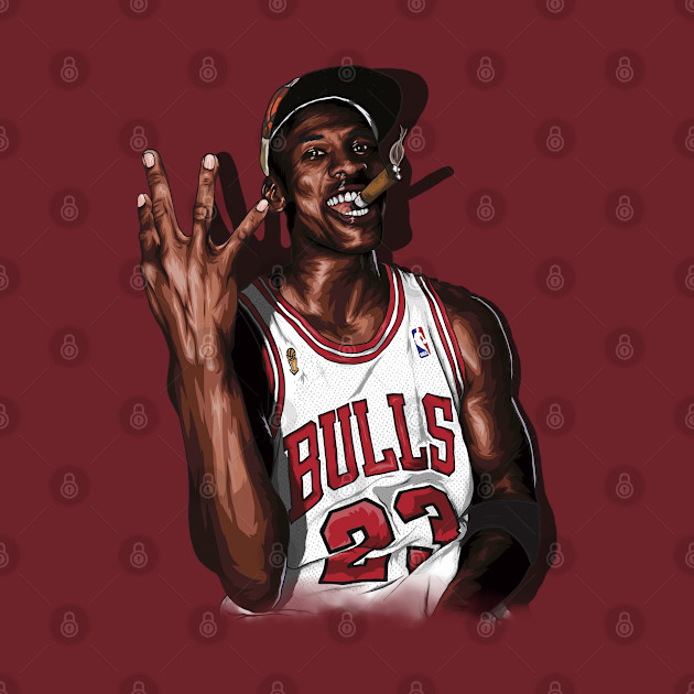 Vintage Michael Jordan Three Peat - Vintage Michael Jordan Three Peat - Phone Case