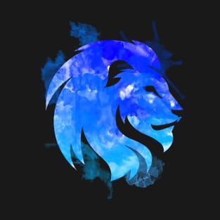 Lion watercolor Lagoon T-Shirt