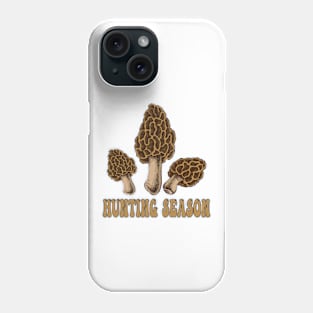 Morel Mushroom Hunting Season funny morchella foraging gift Phone Case