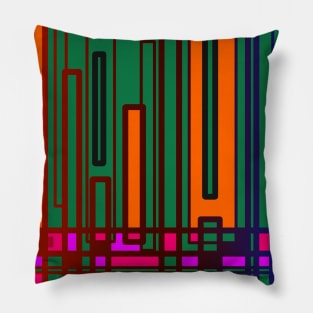 Abstract Geometric Figure Pattern Pillow