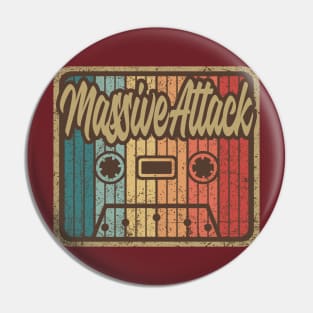 Massive Attack Vintage Cassette Pin