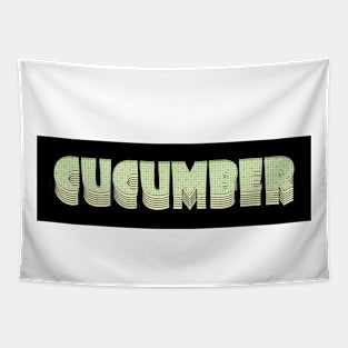 Comic Book Cucumber Tapestry