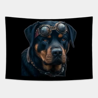 Rottweiler Steampunk Ai Tapestry