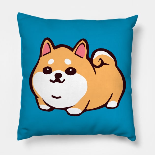 Smol Chonk Shibe Pillow by GAz