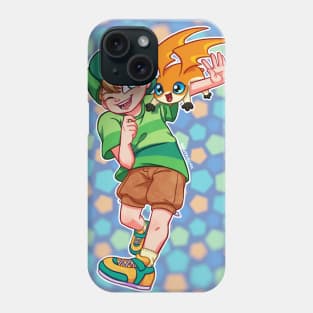 Takeru and Patamon Phone Case