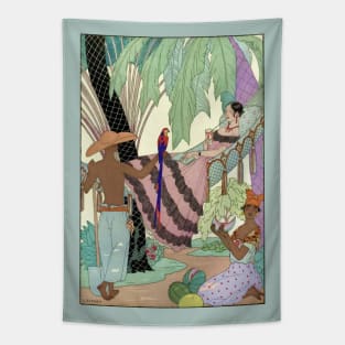 West Indies,  19th Century Tapestry