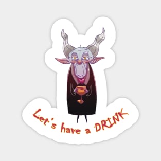 Let's have a drink Magnet