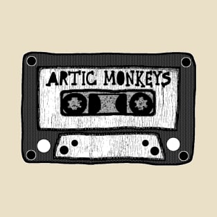 arctic monkeys cassette black and white T-Shirt