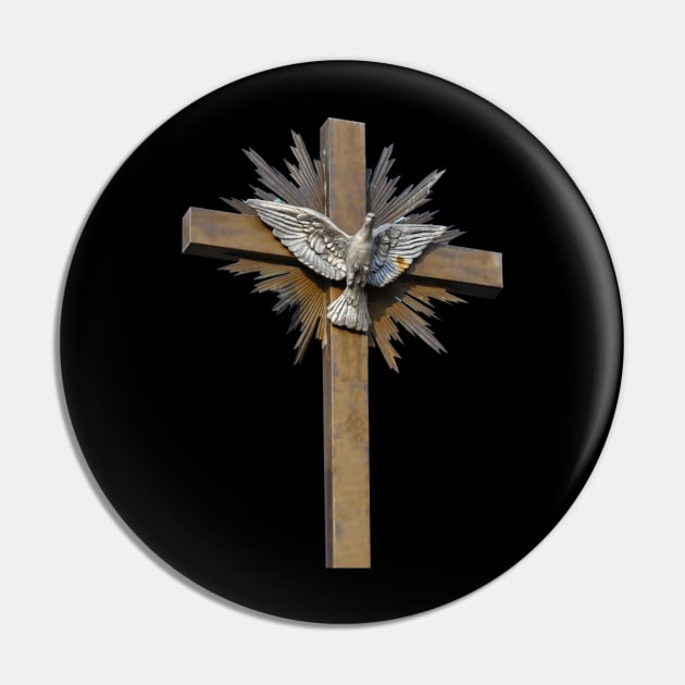 CROSS OF THE PRINCE OF PEACE WITH PEACE DOVE Pin by KutieKoot T's