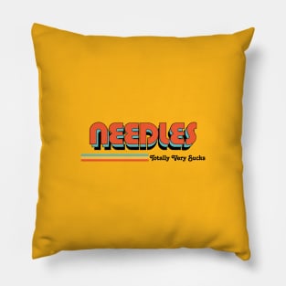 Needles - Totally Very Sucks Pillow