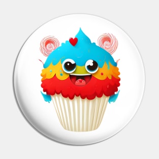 Cupcake Monster Pin