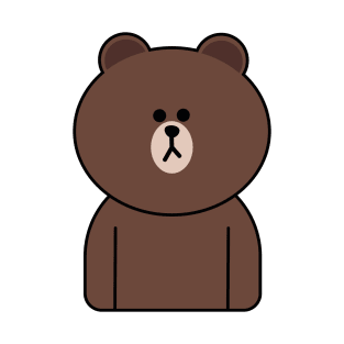 LINE Friends brown bear T-Shirt