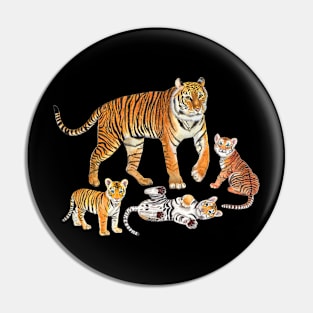 Family of Tigers Pin