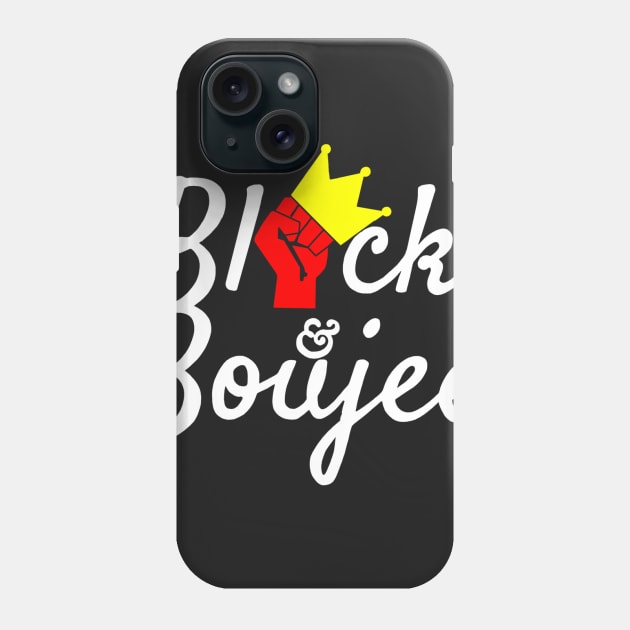 Black & Boujee Phone Case by JunaeBenne