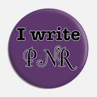 I Write PNR Pin