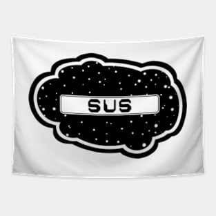 White Sus! (Variant - Other colors in collection in shop) Tapestry