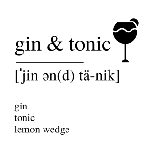 Gin & Tonic cocktail T-Shirt