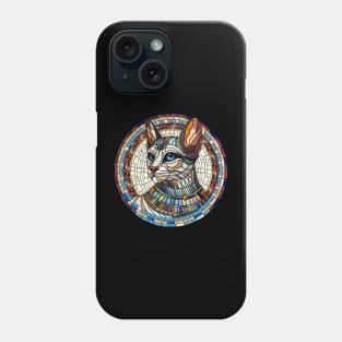 Egyptian Cat -Mosaic Art Phone Case