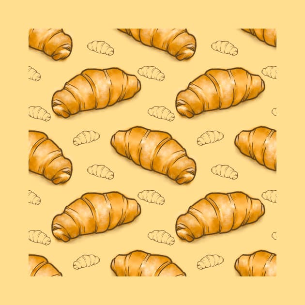 Croissant food by Phasuthorn Design