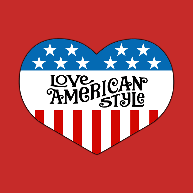 Love American Style Logo by BigOrangeShirtShop