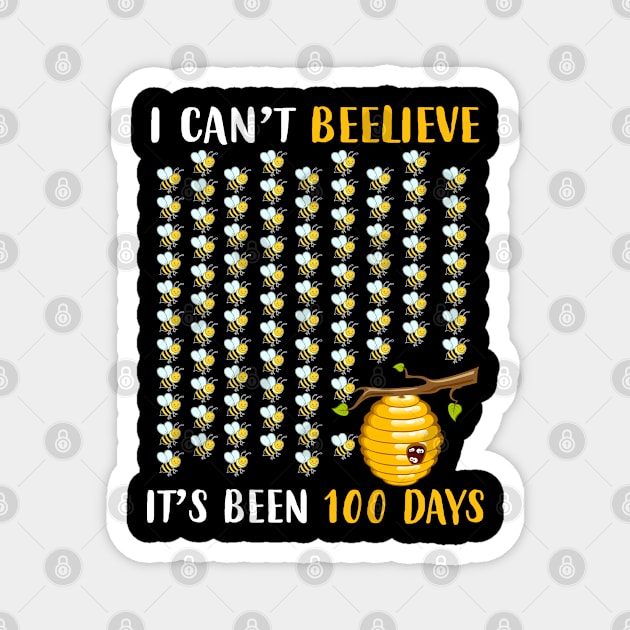 I Can_t Believe It_s Been 100 Days Teacher Boy Girl Gift Shirt Magnet by HomerNewbergereq