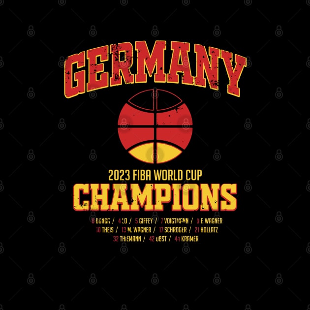 Germany Fiba World Cup Champions by ryanjaycruz