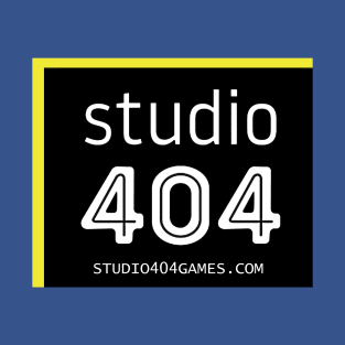 Studio 404 Games Logo Yellow T-Shirt