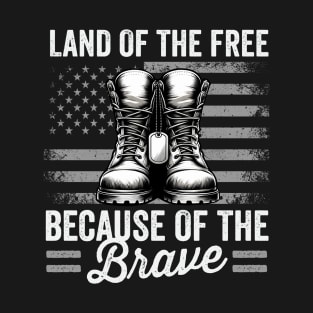 Land of the Free Because of the Brave T-Shirt