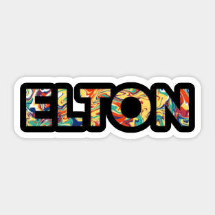 Elton Sticker for Sale by Pastryho